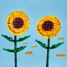AyrStore Botanicals Ayçiçeği 40524 – 8 Yaş ve Üzeri Çocuklar Için Doğum Günü Hediyesi Fikri, Ayarlanabilir Yeşil Saplı ve Yapraklı 2 Ayçiçeği Içeren Dekoratif Yaratıcı Oyuncak Yapım Seti (191 Parça)