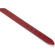 Deri Boyun Tasma 47 Cm-18 mm Kırmızı