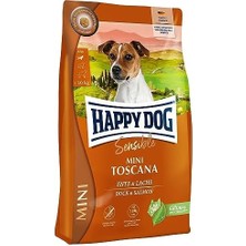 Happy Dog Mini Sensible Toscana Ördekli Somonlu Kısırlaştırılmış Lightküçük Irk Köpek Maması 4 kg