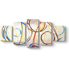 AyrStore Ringers Renkli Tablosu 127 x 56-5 Parçalı