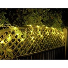 Senka Mey Ithalat® 10 Metre Güneş Enerjili Hortum LED Işık