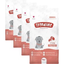 Trendline Kuzu Etli Yavru Köpek Maması 1 kg (4 Paketi)