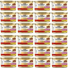 Çifte Lezzet Sığır Etli & Tavuklu Yaş Kedi Maması (24 x 85 Gr)