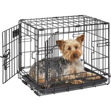 Homes For Pets Yeni Geliştirilmiş Tek ve Çift Kapılı Icrate Köpek Kasası, Sızdırmaz Tava, Zemin Koruyucu Ayaklar, Bölme Paneli ve Yeni Patentli Özellikler Içerir
