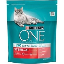 Purina One Somonlu Kuru Kedi Maması, Kısırlaştırılmış, Yetişkin, 800 gr