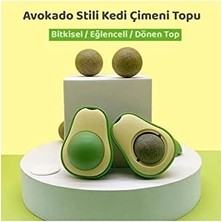 Şeklinde Catnipli Doğal Kedi Yalama Topu 6 cm