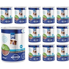 Pawpaw Yetişkin Köpek Balıklı Pate 400 gr x 12 Adet