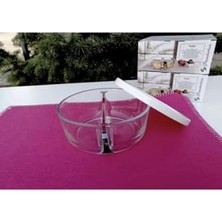 AyrStore Polar Iki Bölmeli Saklama Kabı - 4 Adet MG-550683-4 Şeffaf