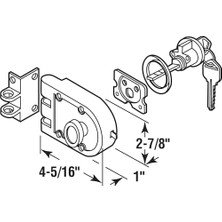 U9970 10CM - 0.8cm Diecast Jimmy-Proof Deadlock