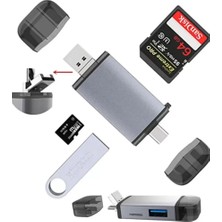 Renas Store ZR428 T993A Type-C 3 In 1 Card Reader