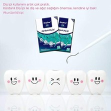 Stopever Well Tooth Kürdanlı Diş Ipi 3'lü Paket | Nane Aromalı | 150 Adet (3 x 50) | Diş Arası Temizliği, Ağız Hijyeni ve Günlük Kullanım Için Ideal