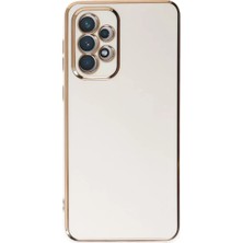 Renas Store Galaxy A73 5g Kılıf Volet Silikon - Beyaz