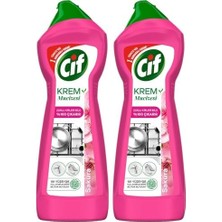 Cif Krem Mucizesi Sakura Parfümlü Yüzey Temizleyici 750 ml 2li Paket