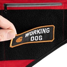 Evcil Hayvan Yelekleri, Naylon Yırtılmaz Servis Köpek Koşumu, S, Yüksek Riskli Kırmızı/ Kahverengi, Small