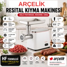Arçelik Sosis/sucuk Aparatı Ile Birlikte Resital 2400 W Kıyma Makinesi