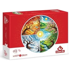 Aydogan's Dört Mevsim Çarkı Puzzle, 570 Parça ile Eğlenceli Zeka Geliştirici Aktivite