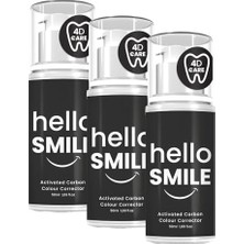 Hello Smile Aktif Karbonlu Anında Beyazlatıcı Diş Jeli (3 Paketi)