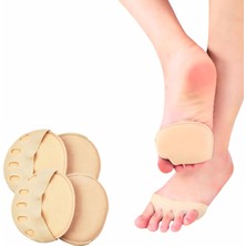 Kadınlar Için Ön Ayak Pedi Görünmez, Kaymaz, Nefes Alabilir Naylon Ayak Yastığı – Metatarsal Destekli, Ayak Ağrısı Giderici, Yüksek Topuklu Ayakkabılarla Uyumlu Ter Emici Çorap 1 Çift