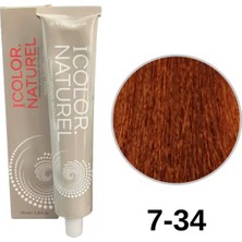 IColor Naturel Icolor Natural Tüp Boya 100ML. 7-34 Altın Bakır