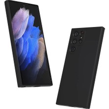 Galaxy S23 Ultra Ile Uyumlu Kılıf Z-Mara Lansman Vieri Tam Koruma Arka Kapak Kamera Koruma Çıkıntılı Pürüzsüz Yüzey Siyah