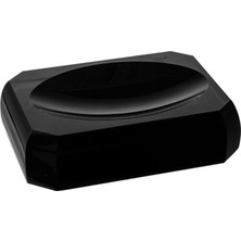 Cyrstal Accessory Soap Dish Siyah Tek Ebat BA2051 008 C2