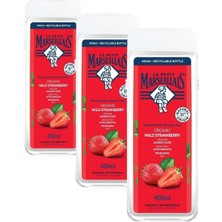 Le Petit Marseillais Lpm Duş Jeli Akdeniz Çileği 400 ml 1+1 Set (3 Paketi)