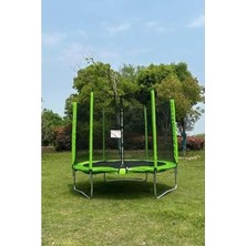 Die Grup 183 cm Trambolin, Fileli ve Korumalı, 130 kg Taşıma Kapasitesi