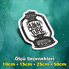 Sb Store Kamp Temalı Sticker Etiket Outdoor Adventure Camping Karavan - Model 75 - 10CM