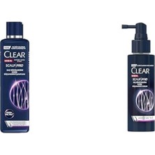 Clear Men Scalp Pro Saç Dökülmesine Karşı Güçlendirici Şampuan Kepeğe Karşı Etkili 300 ml &clear Men Scalp Pro Saç Dökülmesine Karşı Güçlendirici Serum 70 ml