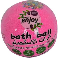 Pembe Düşler El Yapımı Banyo Bombası Banyo Topu Pembe 90-120 gr