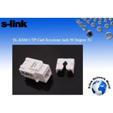 SL-KS60 Utp Cat6 Kestone JACK3U 90 Der