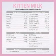 Tech Butiq Kitten Yavru ve Anne Kedi Için Tamamlayıcı Süt Tozu Takviyesi 200 gr