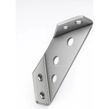 Die Grup Yönsüz Köşe Bağlantı Aparatı - 62X23X18 Mm, Galvaniz Kaplama