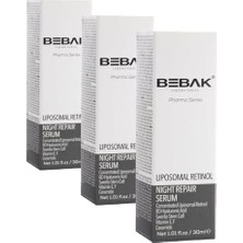 Bebak Pharma Series Liposomal Retinol Gece Onarım Serumu 30 ml (3 Paketi)