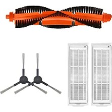 Die Grup Xiaomi Uyumlu Mop Pro STYJ02YM Yedek Fırça ve Hepa Filtre Seti, 5 Parça