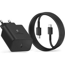 Başkenttekno Samsung Galaxy S21-S22-S23-S24-S25-S26 Uyumlu Süper Hızlı Şarj 45W Usb-C Type-C Pd Şarj Cihazı