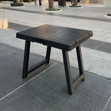Die Grup Katlanabilir Plastik Piknik Masası, Modern Tasarım ile 50X40 cm Boyutunda