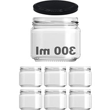 Die Grup 10-1000 ml Kapasiteye Sahip Cam Kavanoz Seti - 6 Adet