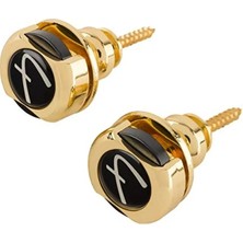 Die Grup Altın Renkli Strap Lock Seti ile Güvenli Gitar Taşıma Çözümü