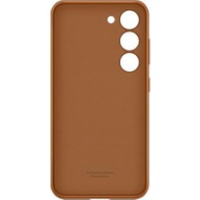 Galaxy S23 Plus Deri Kılıf - Kahverengi