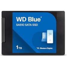 Wd Blue SA510 Sata SSD 1 Tb 2,5 Inç (560 Mb/s'ye Kadar Okuma, 520 Mb/s'ye Kadar Yazma, Pc/dizüstü Bilgisayar Için Yükseltme, Dropbox Professional, Digital SSD Dashboard)