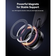 C02 Go Manyetik Araç Telefonu Tutacağı, 360° Dönebilen Mobil Tutucu, 15 Pro Max Için Ultra Güçlü Mıknatıslı Bükülebilir Tasarım Araç Telefonu Tutacağı, S24 Ultra