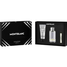 Mont Blanc Explorer Platinum By Mont Blanc For Men - 3 Pc Set 100ML Edp Spray, 100ML Shower Gel, 7,5 Edp Spray