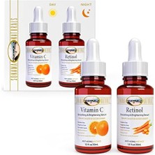Vitamin C + Retinol Yüz Serumu Set 2X30ML