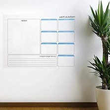 Die Grup Manyetik Haftalık Planlayıcı, Duvar Stickerı, 56 cm x 70 cm