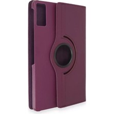 Renas Store Redmi Pad Se 4g Kılıf 360 Tablet Deri Kılıf - Mürdüm
