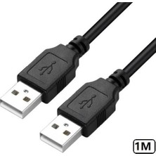 4852 1 Metre Iki Ucu Erkek USB Uzatma Kablosu 1 Metre Uzatıcı Iki Ucu Erkek Parazit Önleyici Filtre 12MBPS Ileetişim Hızı 2XAWG24 2XAWG28