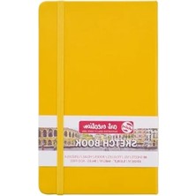 Die Grup Eskiz Defteri, 80 Yapraklı 13 x 21 cm Boyutunda, Altın Sarısı