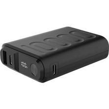 Powerbank 20W 2usb-C 1usb-A 10.000 Mah Siyah,usb-C Şarj Kablosu Dahildir,şarj Süresi: 3 Saat,usb-C ve Usb-A Bağlantı Noktaları, Ağırlık: 195 Gr, USB Bağlantı Noktaları: 3