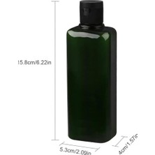 Plastik Boş Şişe, 2 Adet 200ML Sıkmalı Şişe, Kapaklı Boş Şampuan Şişesi, Yeniden Doldurulabilir El Dezenfektanı Şişesi, Şampuan, Losyon, Sıvı Sabun ve Kremler Için Kapaklı Şişe